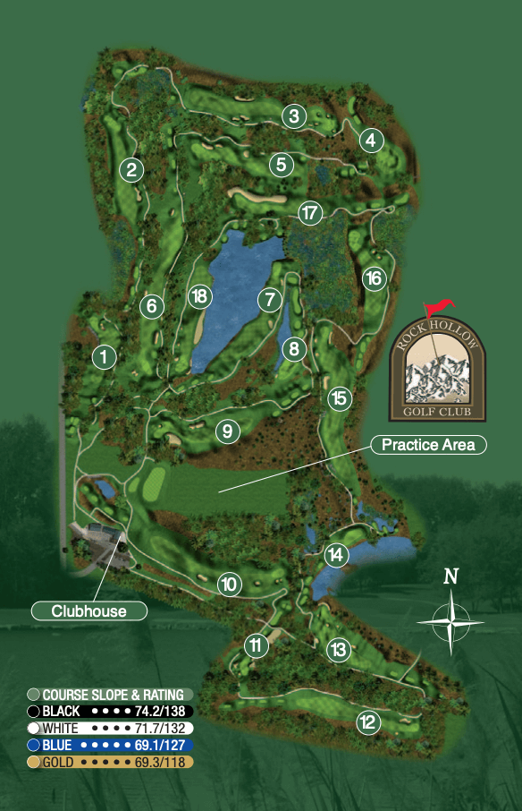 Course Details Rock Hollow Golf Club